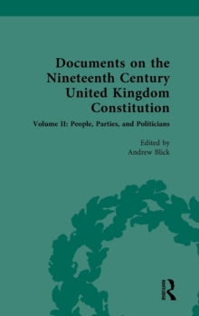 Image for Documents on the Nineteenth Century United Kingdom Constitution