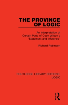 Province of Logic
