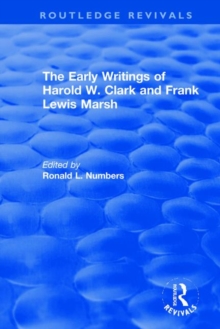 Image for The Early Writings of Harold W. Clark and Frank Lewis Marsh