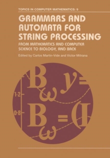 Image for Grammars and Automata for String Processing