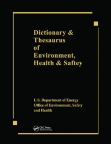 Image for Dictionary & Thesaurus of Environment, Health & Safety
