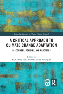 Image for A Critical Approach to Climate Change Adaptation