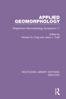 Image for Applied Geomorphology
