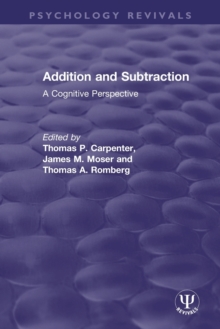 Addition and Subtraction: A Cognitive Perspective