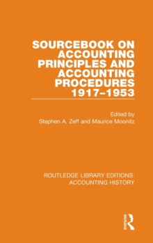Image for Sourcebook on accounting principles and accounting procedures, 1917-1953