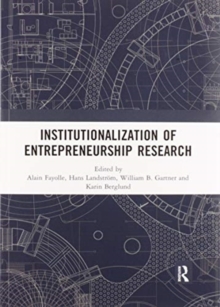 Image for Institutionalization of entrepreneurship research