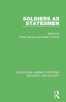 Image for Soldiers as statesmen