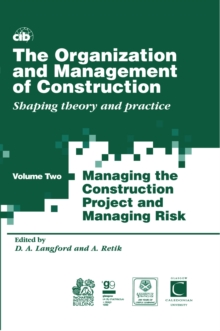 Organization and Management of Construction