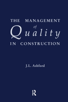 Management of Quality in Construction