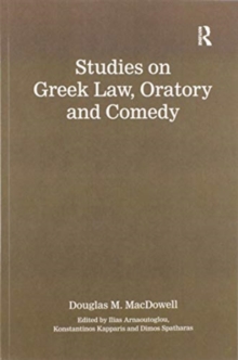 Image for Studies on Greek Law, Oratory and Comedy