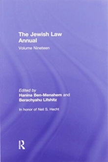 Image for The Jewish Law Annual Volume 19