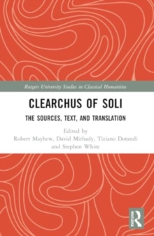 Image for Clearchus of Soli