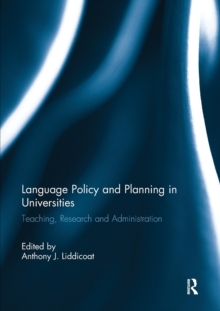 Language Policy and Planning in Universities