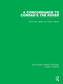 Image for A Concordance to Conrad's The Rover