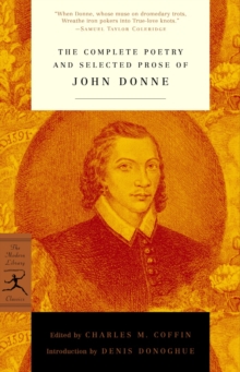 Image for Complete poetry & selected prose of J. Donne