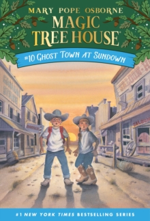 Image for Ghost town at sundown.