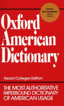 Image for Oxford American Dictionary