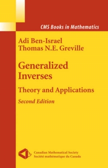 Image for Generalized inverses: theory and applications