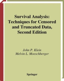 Image for Survival analysis: techniques for censored and truncated data
