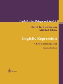 Image for Logistic regression: a self-learning text