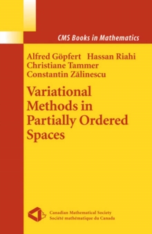 Image for Variational methods in partially ordered spaces