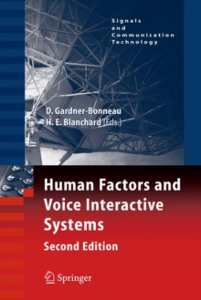 Image for Human factors and voice interactive systems