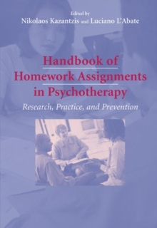 Image for Handbook of Homework Assignments in Psychotherapy
