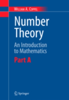 Image for Number theory: an introduction to mathematics