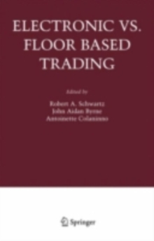 Image for Electronic vs. floor based trading