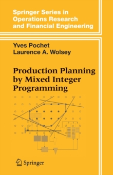 Image for Production Planning by Mixed Integer Programming