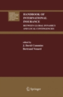 Image for Handbook of international insurance: between global dynamics and local contingencies