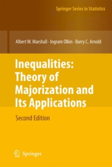 Image for Inequalities  : theory of majorization and its applications