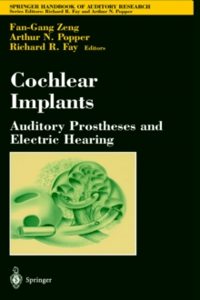 Image for Cochlear implants  : auditory prostheses and electric hearing