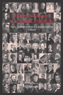 Image for Gaither's dictionary of scientific quotations