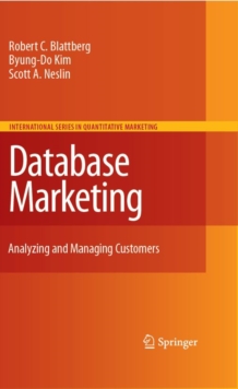 Image for Database marketing: analyzing and managing customers