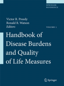 Image for The handbook of disease burdens and quality of life measures