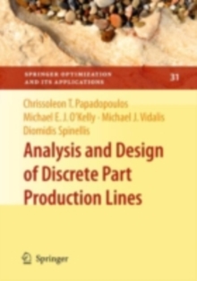 Image for Analysis and design of discrete part production lines