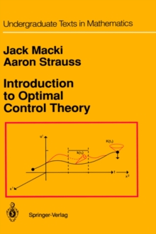Image for Introduction to Optimal Control Theory