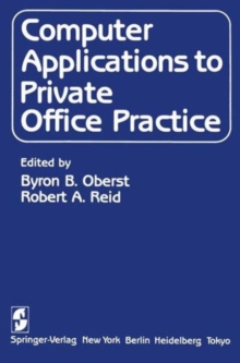 Image for Computer Applications to Private Office Practice