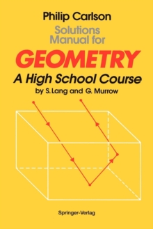 Image for Solutions Manual for Geometry