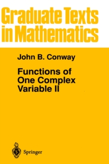 Image for Functions of One Complex Variable II
