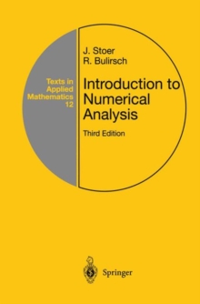 Image for Introduction to numerical analysis