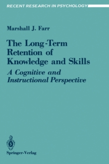 Image for The Long-Term Retention of Knowledge and Skills