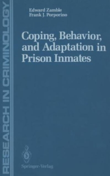 Image for Coping, Behavior, and Adaptation in Prison Inmates