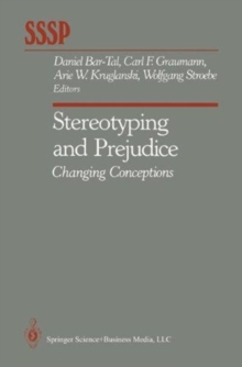 Image for Stereotyping and Prejudice : Changing Conceptions
