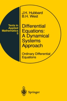 Image for Differential Equations: A Dynamical Systems Approach