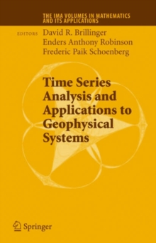 Image for Time Series Analysis and Applications to Geophysical Systems : Part I