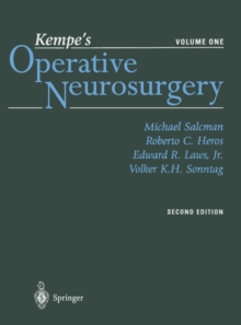 Image for Kempe's operative neurosurgeryVol. 1