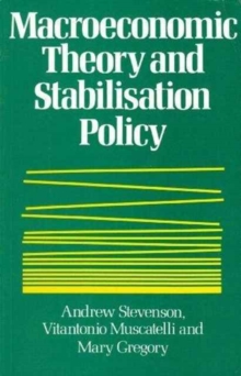 Image for Macroeconomic Theory and Stabilization Policy