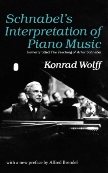Image for Schnabel's Interpretation of Piano Music